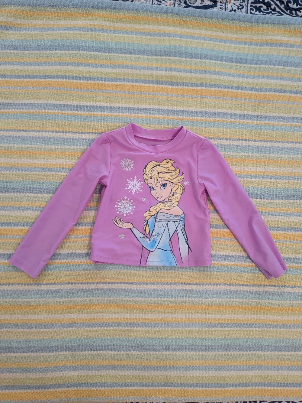 Jumping Beans Frozen Elsa Rashguard Sun shirt size 3